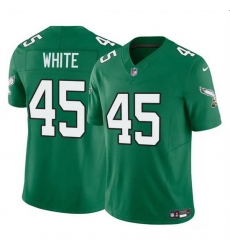 Men Philadelphia Eagles 45 Devin White Green 2023 F U S E Throwback Vapor Untouchable Limited Stitched Football Jersey Men Philadelphia Eagles 45 Devin White Green 2023 F U S E Throwback Vapor Untouchable Limited Stitched Football Jersey
