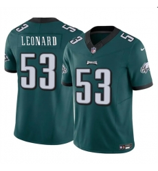 Men Philadelphia Eagles 53 Shaquille Leonard Green 2023 F U S E Throwback Vapor Untouchable Limited Stitched Football Jersey Men Philadelphia Eagles 53 Shaquille Leonard Green 2023 F U S E Throwback Vapor Untouchable Limited Stitched Football Jersey