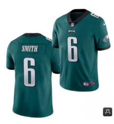 Men Philadelphia Eagles #6 DeVonta Smith 2021 NFL Draft Green Vapor Untouchable Limited Stitched Jersey Men Philadelphia Eagles #6 DeVonta Smith 2021 NFL Draft Green Vapor Untouchable Limited Stitched Jersey