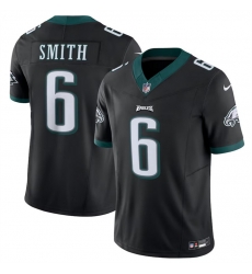 Men Philadelphia Eagles 6 DeVonta Smith Black 2023 F U S E Vapor Untouchable Limited Stitched Football Jersey Men Philadelphia Eagles 6 DeVonta Smith Black 2023 F U S E Vapor Untouchable Limited Stitched Football Jersey