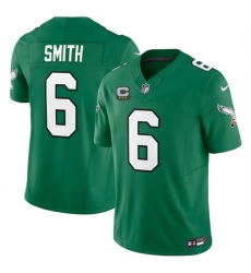 Men Philadelphia Eagles 6 DeVonta Smith Green 2023 F U S E With C Patch Vapor Untouchable Stitched Football Jersey Men Philadelphia Eagles 6 DeVonta Smith Green 2023 F U S E With C Patch Vapor Untouchable Stitched Football Jersey