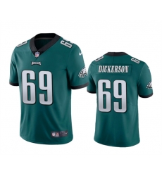 Men Philadelphia Eagles 69 Landon Dickerson Green Vapor Untouchable Limited Stitched Jersey Men Philadelphia Eagles 69 Landon Dickerson Green Vapor Untouchable Limited Stitched Jersey