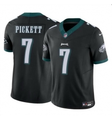 Men Philadelphia Eagles 7 Kenny Pickett Black 2023 F U S E Vapor Untouchable Limited Stitched Football Jersey Men Philadelphia Eagles 7 Kenny Pickett Black 2023 F U S E Vapor Untouchable Limited Stitched Football Jersey