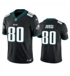 Men Philadelphia Eagles 80 Julio Jones Black 2023 F U S E Vapor Untouchable Limited Stitched Football Jersey Men Philadelphia Eagles 80 Julio Jones Black 2023 F U S E Vapor Untouchable Limited Stitched Football Jersey