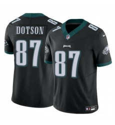 Men Philadelphia Eagles 87 Jahan Dotson Black F U S E Vapor Untouchable Limited Stitched Football Jersey Men Philadelphia Eagles 87 Jahan Dotson Black F U S E Vapor Untouchable Limited Stitched Football Jersey