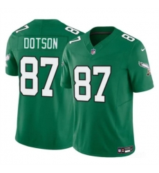 Men Philadelphia Eagles 87 Jahan Dotson Kelly Green F U S E Throwback Vapor Untouchable Limited Stitched Football Jersey Men Philadelphia Eagles 87 Jahan Dotson Kelly Green F U S E Throwback Vapor Untouchable Limited Stitched Football Jersey