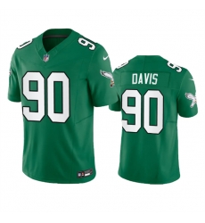 Men Philadelphia Eagles 90 Jordan Davis Green 2023 F U S E Vapor Untouchable Stitched Football Jersey Men Philadelphia Eagles 90 Jordan Davis Green 2023 F U S E Vapor Untouchable Stitched Football Jersey