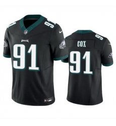 Men Philadelphia Eagles 91 Fletcher Cox Black 2023 F U S E Vapor Untouchable Limited Stitched Football Jersey Men Philadelphia Eagles 91 Fletcher Cox Black 2023 F U S E Vapor Untouchable Limited Stitched Football Jersey