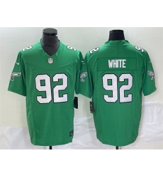 Men Philadelphia Eagles 92 Reggie White Green 2023 F U S E Vapor Untouchable Stitched Football Jersey Men Philadelphia Eagles 92 Reggie White Green 2023 F U S E Vapor Untouchable Stitched Football Jersey
