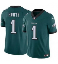 Men Philadelphia Eagles Jalen Hurts 1 Green F U S E Stitched NFL Jersey Men Philadelphia Eagles Jalen Hurts 1 Green F U S E Stitched NFL Jersey