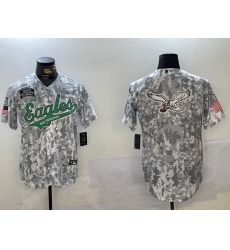 Men Philadelphia Eagles big logo 2024 F U S E Arctic Camo Salute To Service Limited Stitched Jersey 10 Men Philadelphia Eagles big logo 2024 F U S E Arctic Camo Salute To Service Limited Stitched Jersey 10