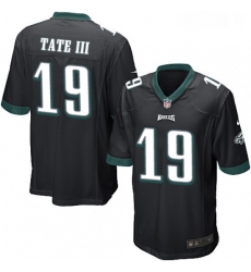 Mens Nike Philadelphia Eagles 19 Golden Tate III Game Black Alternate NFL Jerse Mens Nike Philadelphia Eagles 19 Golden Tate III Game Black Alternate NFL Jerse