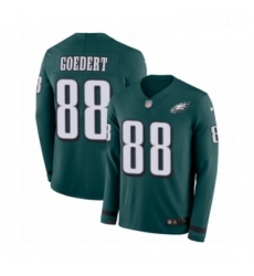 Mens Nike Philadelphia Eagles 88 Dallas Goedert Limited Green Therma Long Sleeve NFL Jersey Mens Nike Philadelphia Eagles 88 Dallas Goedert Limited Green Therma Long Sleeve NFL Jersey