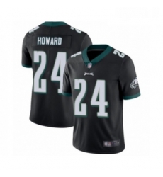 Mens Philadelphia Eagles 24 Jordan Howard Black Alternate Vapor Untouchable Limited Player Football Jersey Mens Philadelphia Eagles 24 Jordan Howard Black Alternate Vapor Untouchable Limited Player Football Jersey