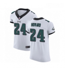 Mens Philadelphia Eagles 24 Jordan Howard White Vapor Untouchable Elite Player Football Jersey Mens Philadelphia Eagles 24 Jordan Howard White Vapor Untouchable Elite Player Football Jersey