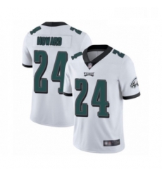Mens Philadelphia Eagles 24 Jordan Howard White Vapor Untouchable Limited Player Football Jersey Mens Philadelphia Eagles 24 Jordan Howard White Vapor Untouchable Limited Player Football Jersey