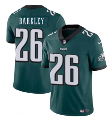 Men's Philadelphia Eagles #26 Saquon Barkley Green Vapor Untouchable Limited Stitched Football Stitched Jersey Men's Philadelphia Eagles #26 Saquon Barkley Green Vapor Untouchable Limited Stitched Football Stitched Jersey