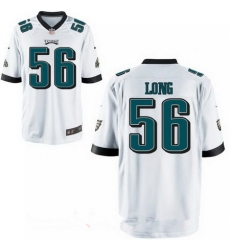 Mens Philadelphia Eagles #56 Chris Long White Road Stitched NFL Nike Elite Jersey Mens Philadelphia Eagles #56 Chris Long White Road Stitched NFL Nike Elite Jersey
