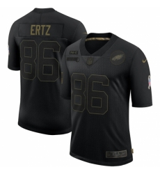 Men's Philadelphia Eagles #86 Zach Ertz Black Nike 2020 Salute To Service Limited Jersey Men's Philadelphia Eagles #86 Zach Ertz Black Nike 2020 Salute To Service Limited Jersey
