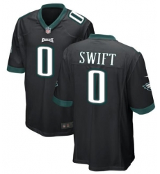 Men's Philadelphia Eagles D'Andre Swift #0 Black Vapor Limited Stitched NFL Jersey Men's Philadelphia Eagles D'Andre Swift #0 Black Vapor Limited Stitched NFL Jersey