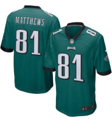 Mens Philadelphia Eagles Jordan Matthews Nike Green Team Game Jersey Mens Philadelphia Eagles Jordan Matthews Nike Green Team Game Jersey