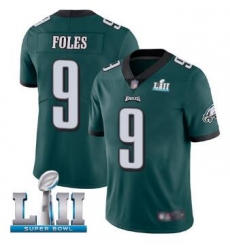 Midnight Green Nick Foles Limited Philadelphia Eagles Vapor Untouchable #9 Home Super Bowl LII Football Jersey Midnight Green Nick Foles Limited Philadelphia Eagles Vapor Untouchable #9 Home Super Bowl LII Football Jersey