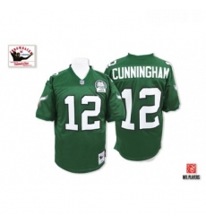 Mitchell And Ness Philadelphia Eagles 12 Randall Cunningham Green Team Color Authentic Throwback NFL Jersey Mitchell And Ness Philadelphia Eagles 12 Randall Cunningham Green Team Color Authentic Throwback NFL Jersey