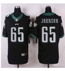 NEW Philadelphia Eagles #65 Lane Johnson Black Alternate Mens Stitched NFL Elite jersey NEW Philadelphia Eagles #65 Lane Johnson Black Alternate Mens Stitched NFL Elite jersey