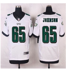 NEW Philadelphia Eagles #65 Lane Johnson White Mens Stitched NFL New Elite Jersey NEW Philadelphia Eagles #65 Lane Johnson White Mens Stitched NFL New Elite Jersey