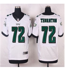 NEW Philadelphia Eagles #72 Cedric Thornton White Mens Stitched NFL New Elite Jersey NEW Philadelphia Eagles #72 Cedric Thornton White Mens Stitched NFL New Elite Jersey