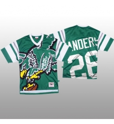 NFL Philadelphia Eagles 26 Miles Sanders Green Men Mitchell 26 Nell Big Face Fashion Limited NFL Jersey NFL Philadelphia Eagles 26 Miles Sanders Green Men Mitchell 26 Nell Big Face Fashion Limited NFL Jersey