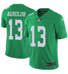 Nike Eagles #13 Nelson Agholor Green Mens Stitched NFL Limited Rush Jersey Nike Eagles #13 Nelson Agholor Green Mens Stitched NFL Limited Rush Jersey
