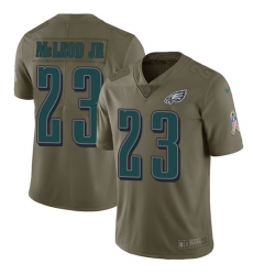 Nike Eagles #23 Rodney McLeod Jr Olive Mens Stitched NFL Limited 2017 Salute To Service Jersey Nike Eagles #23 Rodney McLeod Jr Olive Mens Stitched NFL Limited 2017 Salute To Service Jersey