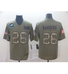 Nike Eagles 26 Miles Sanders 2019 Olive Camo Salute To Service Limited Jersey Nike Eagles 26 Miles Sanders 2019 Olive Camo Salute To Service Limited Jersey