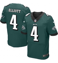 Nike Eagles #4 Jake Elliott Midnight Green Team Color Mens Stitched NFL New Elite Jersey Nike Eagles #4 Jake Elliott Midnight Green Team Color Mens Stitched NFL New Elite Jersey