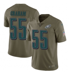 Nike Eagles #55 Brandon Graham Olive Mens Stitched NFL Limited 2017 Salute To Service Jersey Nike Eagles #55 Brandon Graham Olive Mens Stitched NFL Limited 2017 Salute To Service Jersey