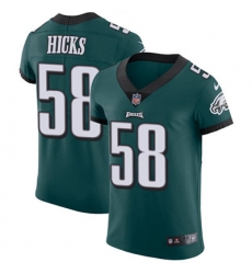 Nike Eagles #58 Jordan Hicks Midnight Green Team Color Mens Stitched NFL Vapor Untouchable Elite Jersey Nike Eagles #58 Jordan Hicks Midnight Green Team Color Mens Stitched NFL Vapor Untouchable Elite Jersey