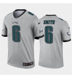 Nike Eagles 6 DeVonta Smith Silver Men Stitched NFL Limited Inverted Legend Jersey Nike Eagles 6 DeVonta Smith Silver Men Stitched NFL Limited Inverted Legend Jersey