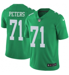 Nike Eagles #71 Jason Peters Green Mens Stitched NFL Limited Rush Jersey Nike Eagles #71 Jason Peters Green Mens Stitched NFL Limited Rush Jersey