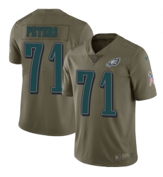 Nike Eagles #71 Jason Peters Olive Mens Stitched NFL Limited 2017 Salute To Service Jersey Nike Eagles #71 Jason Peters Olive Mens Stitched NFL Limited 2017 Salute To Service Jersey
