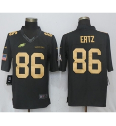 Nike Eagles #86 Zach Ertz Anthracite Gold Salute To Service Limited Jersey Nike Eagles #86 Zach Ertz Anthracite Gold Salute To Service Limited Jersey