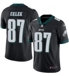 Nike Eagles #87 Brent Celek Black Mens Stitched NFL Limited Rush Jersey Nike Eagles #87 Brent Celek Black Mens Stitched NFL Limited Rush Jersey