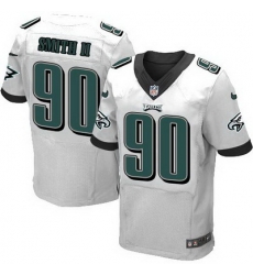 Nike Eagles #90 Marcus Smith II White Mens Stitched NFL Elite Jersey Nike Eagles #90 Marcus Smith II White Mens Stitched NFL Elite Jersey