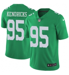 Nike Eagles #95 Mychal Kendricks Green Mens Stitched NFL Limited Rush Jersey Nike Eagles #95 Mychal Kendricks Green Mens Stitched NFL Limited Rush Jersey