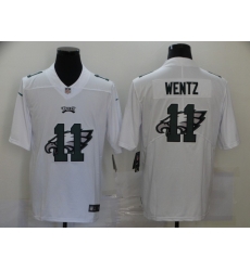 Nike Philadelphia Eagles 11 Carson Wentz White Shadow Logo Limited Jersey Nike Philadelphia Eagles 11 Carson Wentz White Shadow Logo Limited Jersey
