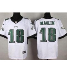 Nike Philadelphia Eagles 18 Jeremy Maclin White Elite NFL Jersey Nike Philadelphia Eagles 18 Jeremy Maclin White Elite NFL Jersey