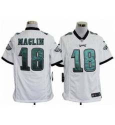 Nike Philadelphia Eagles 18 Jeremy Maclin White Game NFL Jersey Nike Philadelphia Eagles 18 Jeremy Maclin White Game NFL Jersey