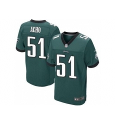 Nike Philadelphia Eagles 51 Emmanuel Acho Green Elite NFL Jersey Nike Philadelphia Eagles 51 Emmanuel Acho Green Elite NFL Jersey