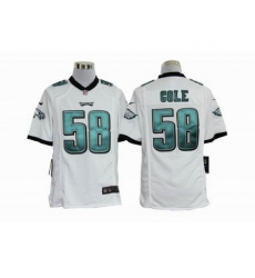 Nike Philadelphia Eagles 58 Trent Cole White Elite NFL Jersey Nike Philadelphia Eagles 58 Trent Cole White Elite NFL Jersey