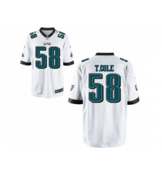 Nike Philadelphia Eagles 58 Trent Cole White Game NFL Jersey Nike Philadelphia Eagles 58 Trent Cole White Game NFL Jersey